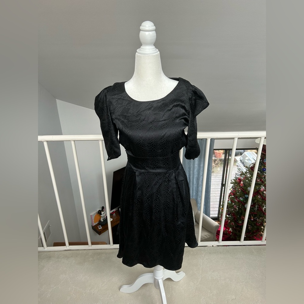 After Pants crocodile pattern silk dress party prom homecoming soft elegant